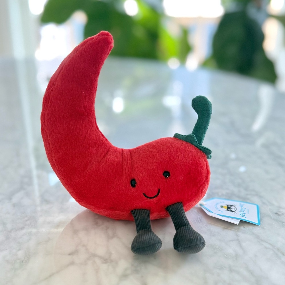 Jellycat Amuseables Chilli Pepper - Retired - Authentic NWT